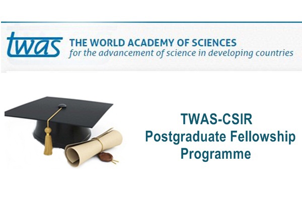 2017 TWAS-CSIR Postgraduate Fellowship Program - India